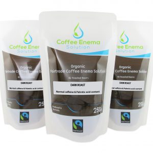 3 dark roast coffee enema solution pouches